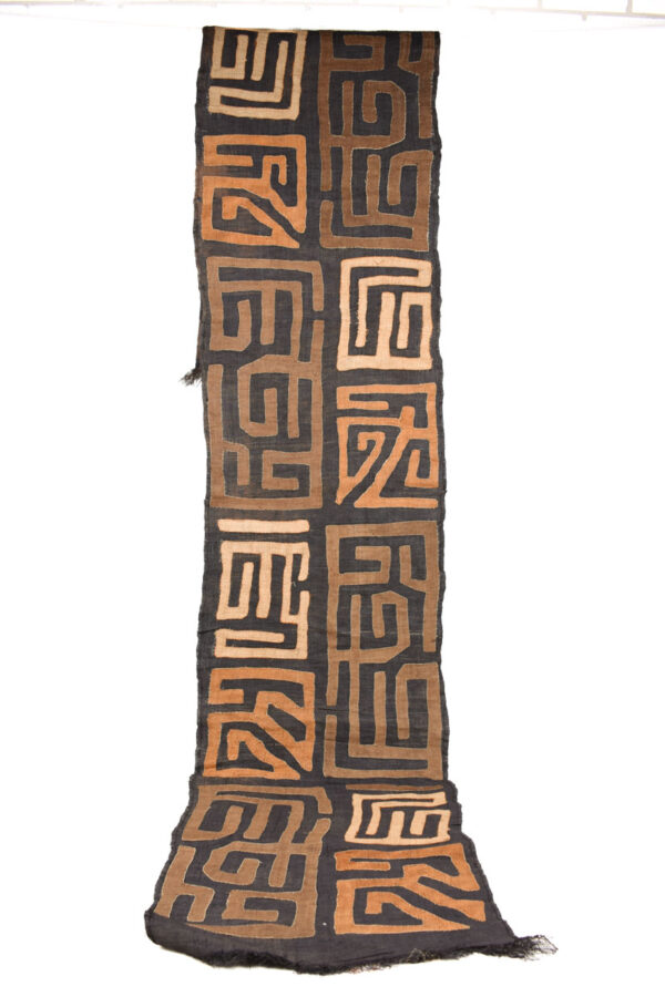 Textile - Cloth - Shoowa-Kuba - DR Congo 300 cm
