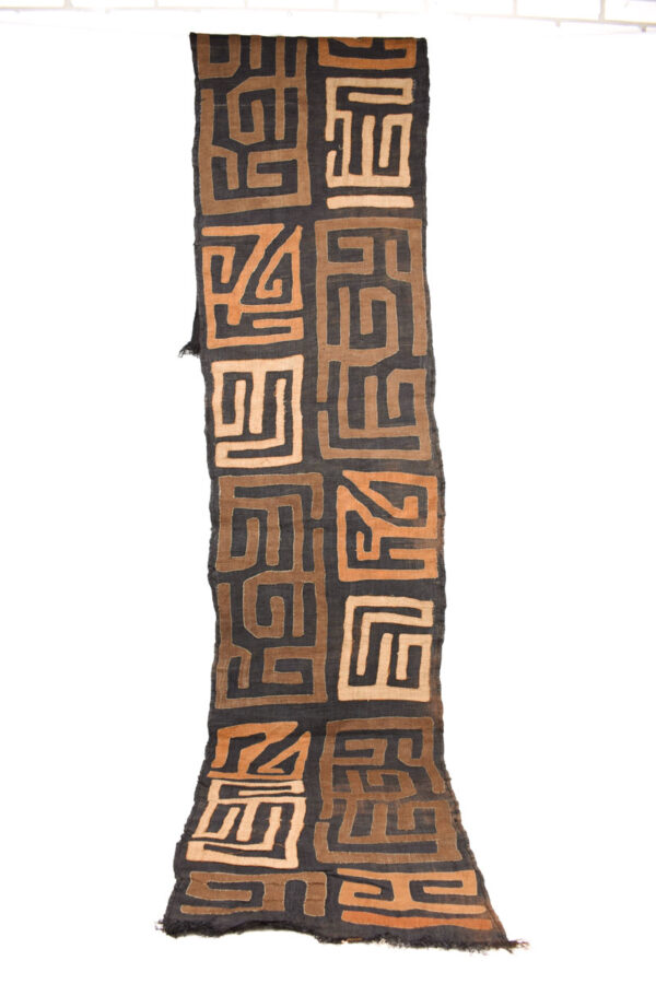 Textile - Cloth - Shoowa-Kuba - DR Congo 300 cm
