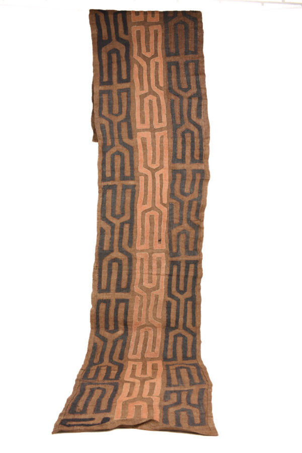 Textile - Cloth - Shoowa-Kuba - DR Congo 300 cm