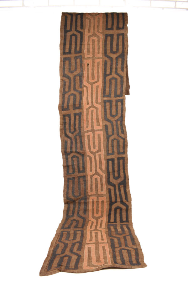 Textile - Cloth - Shoowa-Kuba - DR Congo 300 cm