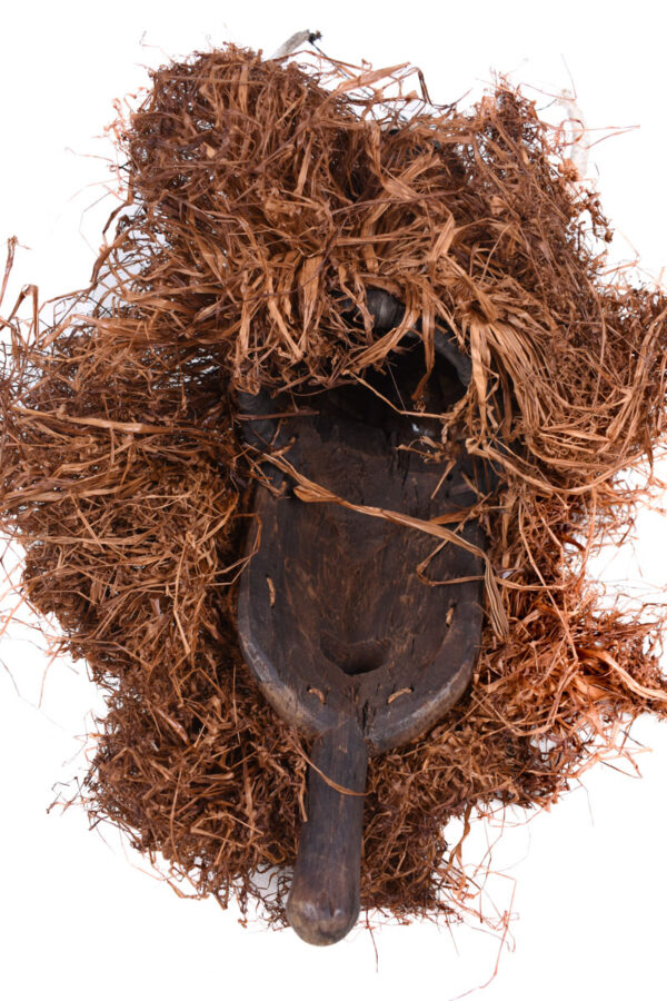 Initiation mask - Textile, Wood - Yaka - Congo