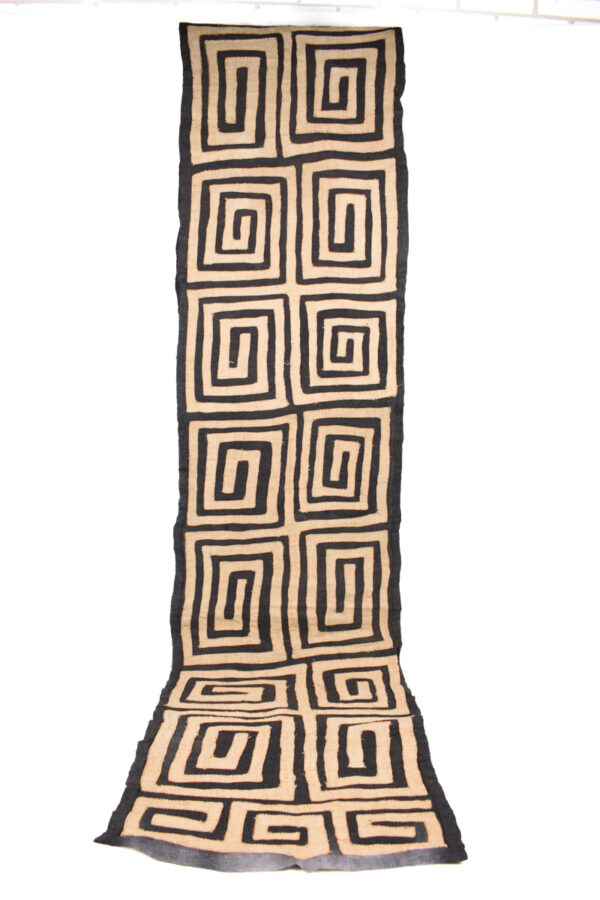 Textile - Cloth - Shoowa-Kuba - DR Congo 340 cm
