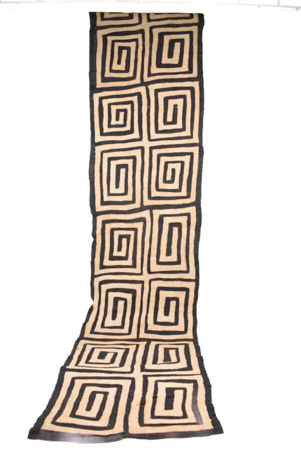 Textile - Cloth - Shoowa-Kuba - DR Congo 340 cm