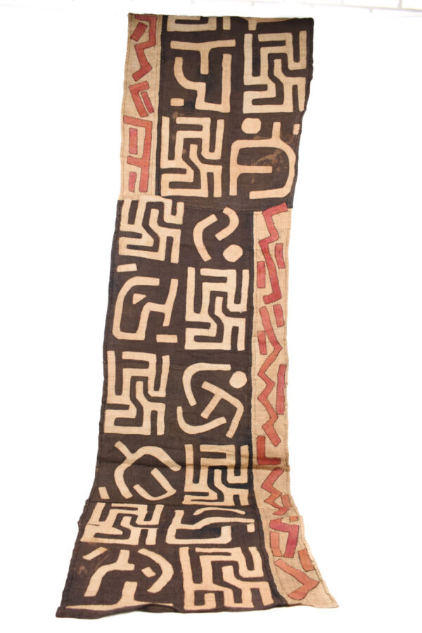 Textile - Cloth - Shoowa-Kuba - DR Congo 320 cm