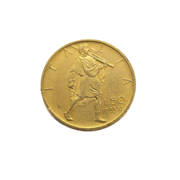 Italy 50 Lire 1933 Vittorio Emanuele III