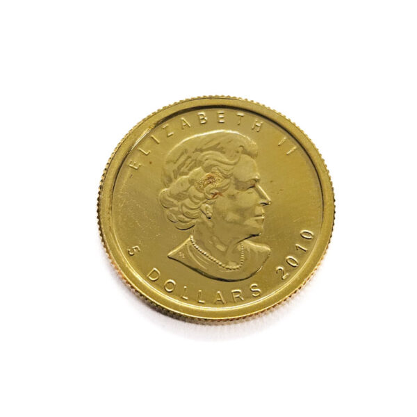 Canada 5 Dollars 2010 Maple leaf 1/10 Oz.