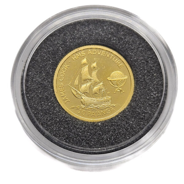 Tonga 10 Pa`anga 2003 James Cook - 1/25 Oz.