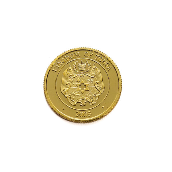 Tonga 10 Pa`anga 2003 James Cook - 1/25 Oz.