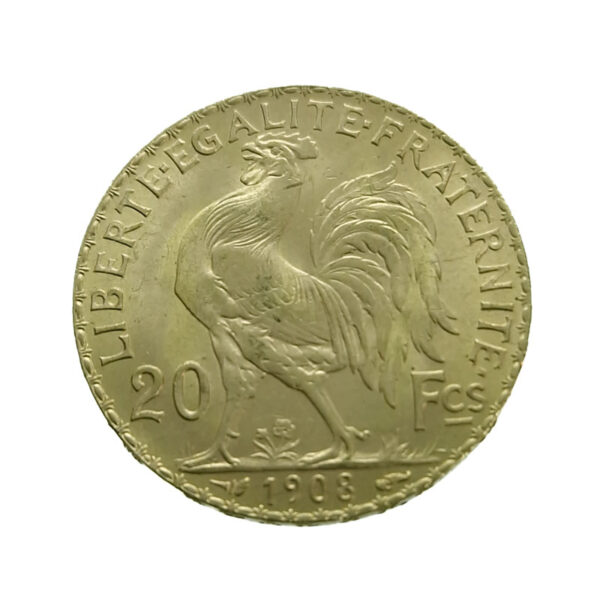 France 20 Francs 1908 Marianne