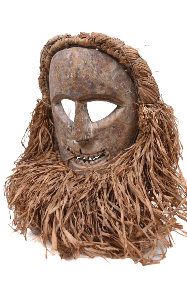 Ndaaka Mask - Wood, Raphia - Ituri- DR Congo