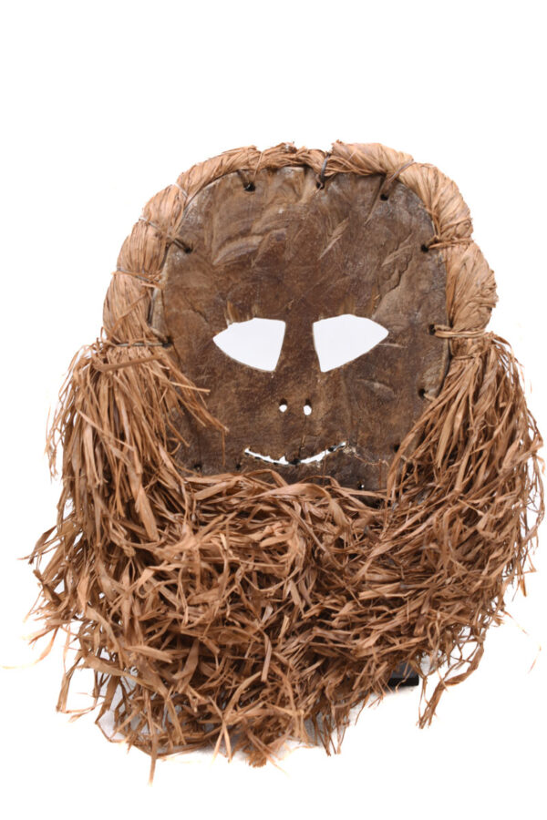 Ndaaka Mask - Wood, Raphia - Ituri- DR Congo
