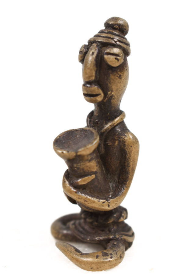 Goldweight figure - Bronze - Ashanti - Ghana