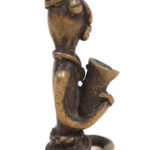 Goldweight figure - Bronze - Ashanti - Ghana