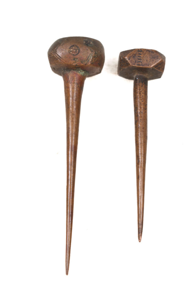 Currency / Hairpin - Bronze - Peul - Burkina Faso