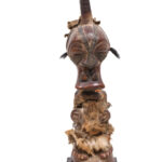 Power Figure - Wood, Horn, Beads - Songye - Congo