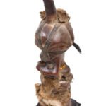 Power Figure - Wood, Horn, Beads - Songye - Congo