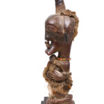Power Figure - Wood, Horn, Beads - Songye - Congo