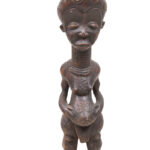Ancestor figure - Wood- Bena Lulua- DR Congo