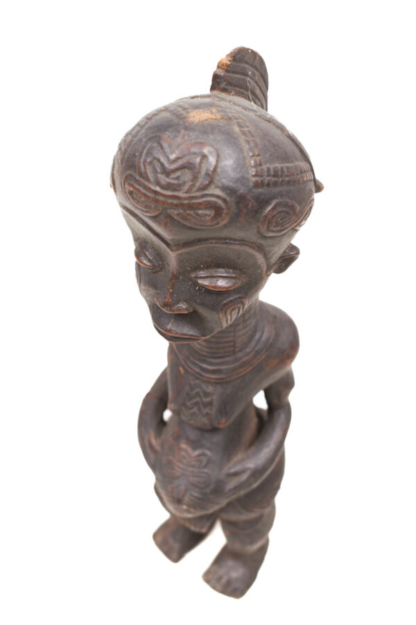 Ancestor figure - Wood- Bena Lulua- DR Congo