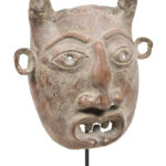 Mask - Bronze - Tikar - Cameroon