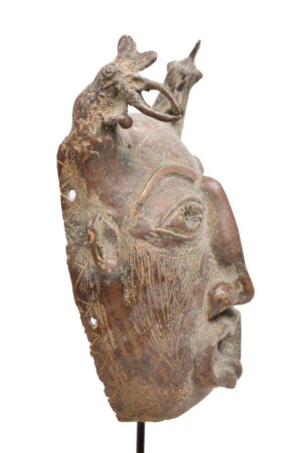 Mask - Bronze - Tikar - Cameroon