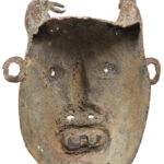 Mask - Bronze - Tikar - Cameroon