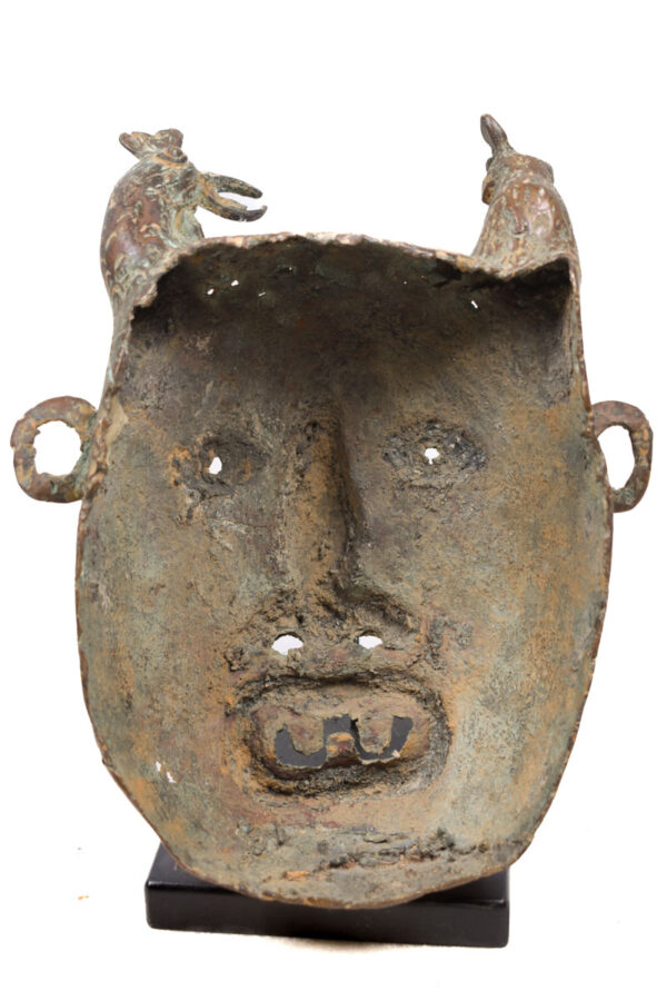 Mask - Bronze - Tikar - Cameroon