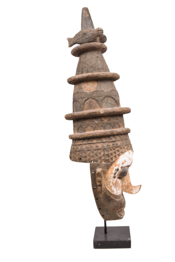 Initiation mask -Wood - Yaka - Congo