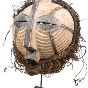 Mask - Wood, Raphia - Luba - DR Congo