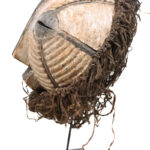 Mask - Wood, Raphia - Luba - DR Congo
