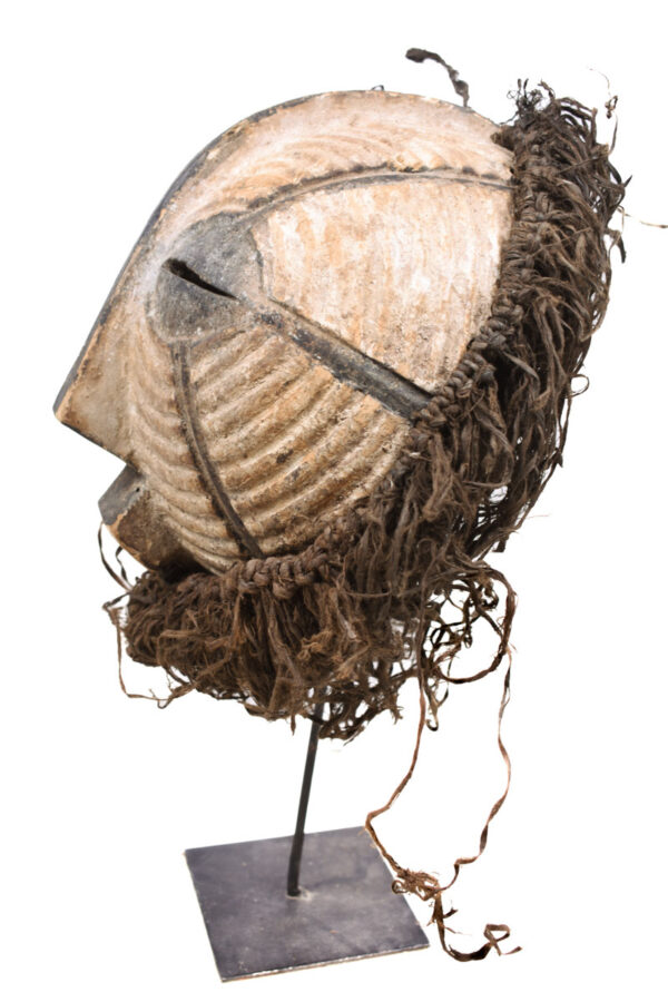 Mask - Wood, Raphia - Luba - DR Congo