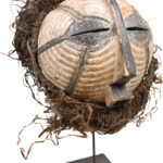 Mask - Wood, Raphia - Luba - DR Congo