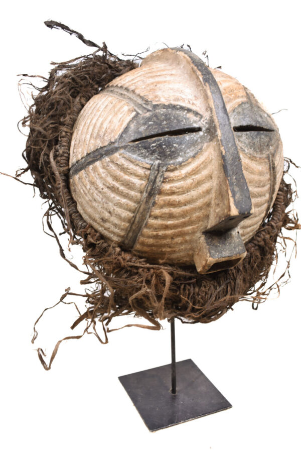 Mask - Wood, Raphia - Luba - DR Congo