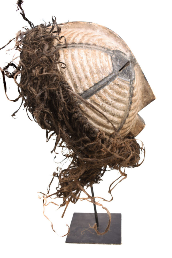 Mask - Wood, Raphia - Luba - DR Congo