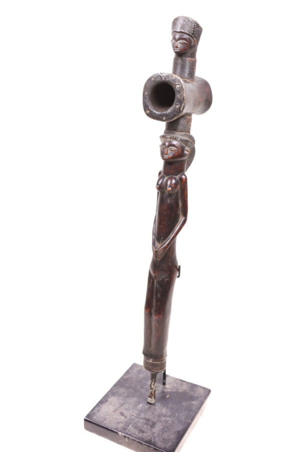 Ceremonial Pipe - Wood - Chokwe - Congo