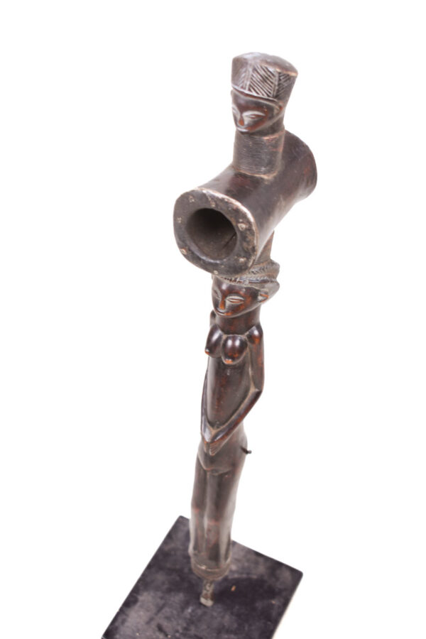 Ceremonial Pipe - Wood - Chokwe - Congo