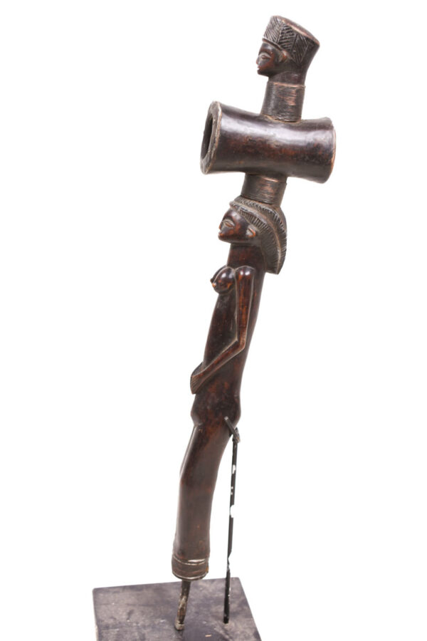 Ceremonial Pipe - Wood - Chokwe - Congo