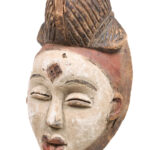Initiation mask - Wood - Punu - Gabon