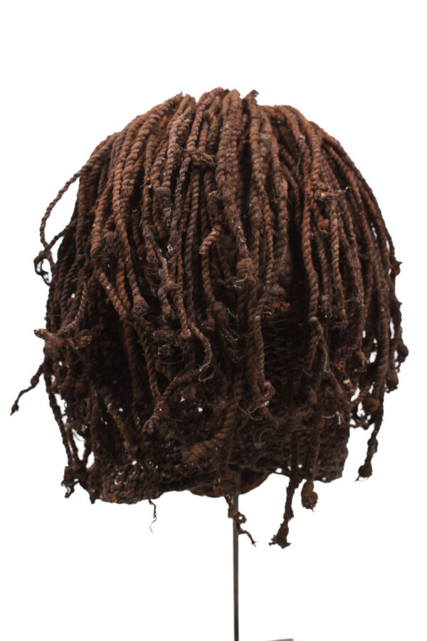 Mask - Wood, Rope - Lwena - Angola