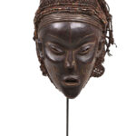 Mask - Wood, Rope - Lwena - Angola