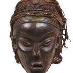 Mask - Wood, Rope - Lwena - Angola