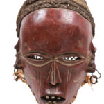 Mask - Wood, Rope - Lwena - Angola
