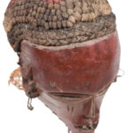 Mask - Wood, Rope - Lwena - Angola