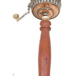 Prayer wheel - Wood, Copper - Tibet