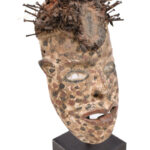 Mask - Nail, Wood, Metal - Kongo - Congo