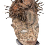 Mask - Nail, Wood, Metal - Kongo - Congo