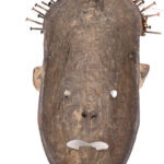 Mask - Nail, Wood, Metal - Kongo - Congo