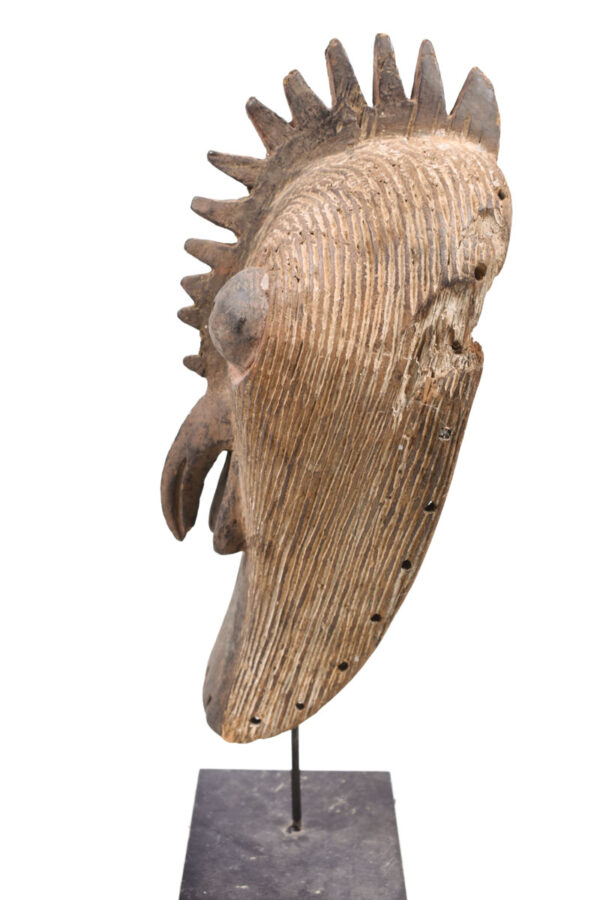 Bird Mask - Wood - Luba- Congo DRC