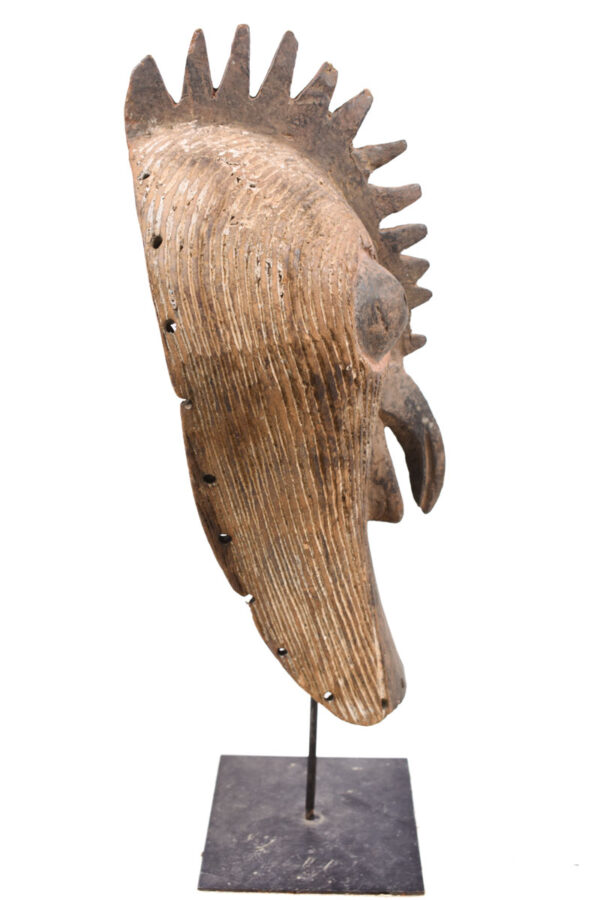 Bird Mask - Wood - Luba- Congo DRC