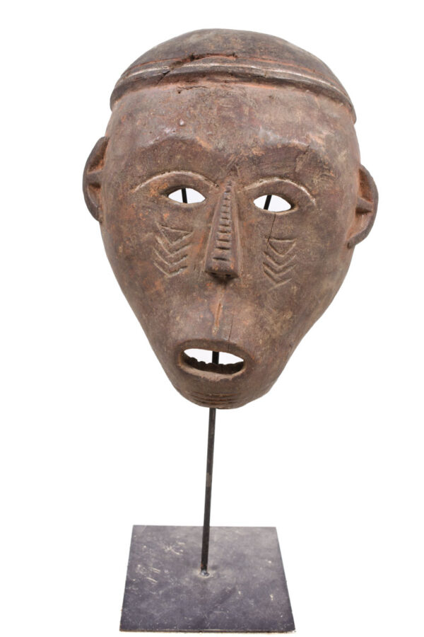 Initiation mask - Wood - Ngbaka - DR Congo